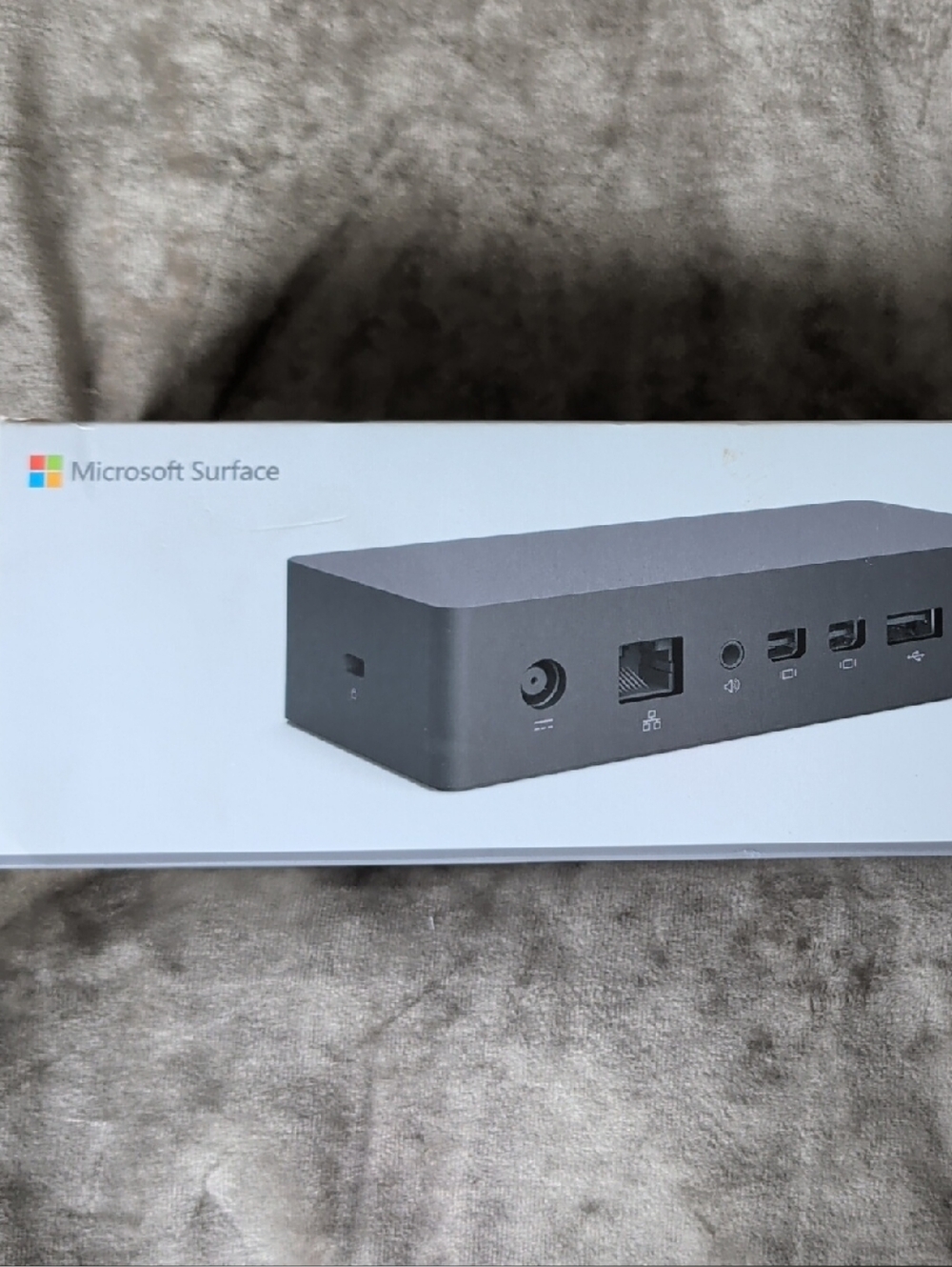 Microsoft Surface Dock in Black and White Packaging